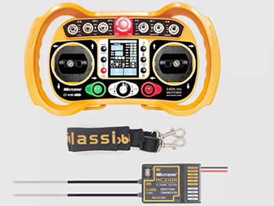 Microzone C7 mini PLUS Red Radio Control and MC210R Transmitter Receiver